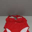 EoMENIE Swimsuits for Women Tummy Control Bathing Suits Halter Ruched Tops Two Piece Swimwear Sets, L