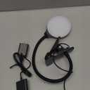 Glocusent 5W Clip on Light, 36LED Eye Caring Reading Light for Bed, 3 Colors & 5 Brightness Clip on Lamp with Adapter, Perfect Reading Light for Bed with Clamp/Bunk Bed/Headboard/Table/Desk (Black)