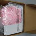 Tioncy 24 Pcs Pink Bow Gift Bags with Handles Mother's Day Bow Clear PVC Goodie Treat Candy Bag Bows Theme Present Wrap Tote Bags for Birthday Party Favor Weddings Decoration Bridesmaid Supplies