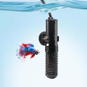 25W Mini Aquarium Heater Submersible Constant Temperature Fish Tank Betta Heater Free Thermometer Sticker Suitable for 1-6 Gallons Saltwater and Freshwater Tanks