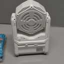 Bubble Machine for Kids Toddlers, Portable 90 Bubble Maker with Bubble Solution, Automatic Battery Operated Bubble Toys 20000+ Bubbles/Mins, Perfect for Halloween Parties/Birthday/Wedding/Christmas (White)