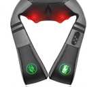 Medcursor Neck Massager with Heat - Deep Tissue Pain Relief, Rechargeable Shiatsu Neck and Shoulder Massager, Ideal Choice for Men, Women, Mom & Dad (Classic Black)