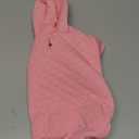 Dog Hoodie Pet Clothes Sweater with Hat and Pocket for Small Medium Large Dogs, Warm Soft Dog Cold Weather Coat, Clover Laminated Cotton Hooded Sweatshirt Outfit for Puppy Cats, Pink, Small