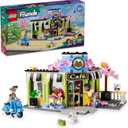 LEGO Friends Heartlake City Caf Shop Toy for Kids, Bakery Building Set, Birthday Gift Idea for Girls and Boys Ages 6 Years and Up with 3 Mini Dolls and a Dog Toy Figure, 42618
