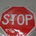 2-pack Stop Signs Red Stop Signage Aluminum Traffic Sign Warning Sign with 2 Pre-drilled Mount Holes, 30 X 30 cm