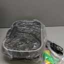 ALSO GO Vibration Plate Exercise Machine, 10 Preset Modes & 200-Level Vibration Platform for Weight Loss/Lymphatic Drainage, 400lbs Capacity Vibration Board with Resistance Bands for Full Body Workout