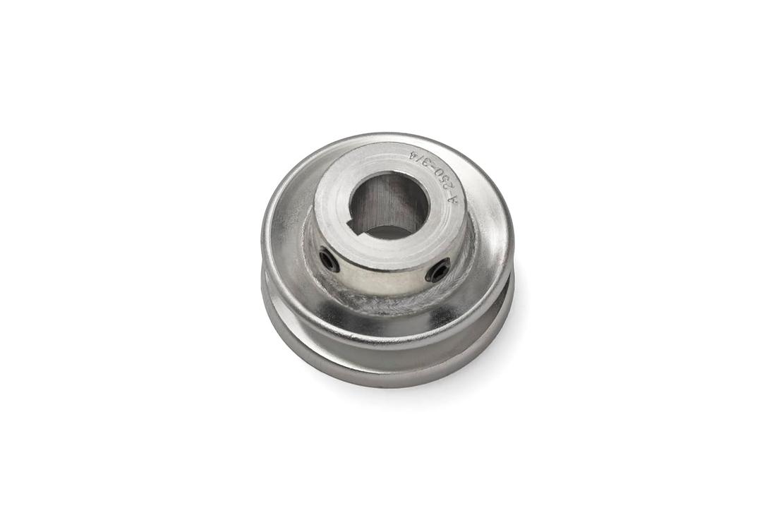 Terre Products, V-Groove Drive Pulley, General Purpose Pulley for Power Transmission, Outside Diameter 2-1/2", Inside Diameter 3/4"