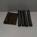 2 Pack Under Door Draft Stopper - Bottom Door Gap Filler & Seal - Fits 30 to 36 Door, Block Cold Air, Noise, Sound, Wind, Bugs, Easy to Install, Double Side Block, No Adhesive, Brown