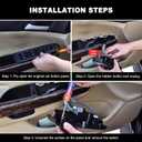 Driver Side Master Power Window Switch for Honda Accord Sedan/Coupe 2008 2009 2010 2011 2012, Replaces OEM 35750-TB0-H01, 35750-TBD-H13 OEM Replacement with Auto Up/Down