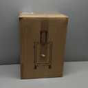 UrbanExplorer 20 Inch Carry On Luggage TSA Approved, Aluminum Frame Zipperless Luggage Carry On with Compartment for Short Trips, ABS+PC Hard Shell Suitcases with Spinner Wheels, Black