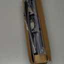 Black Curtain Rods for Windows 28 to 60 Inch,2 Pack 5/8 Inch Diameter Small Curtain Rod Set,Heavy Duty Drapery Rods with Brackets for Bedroom, Living Room, Kitchen,Patio