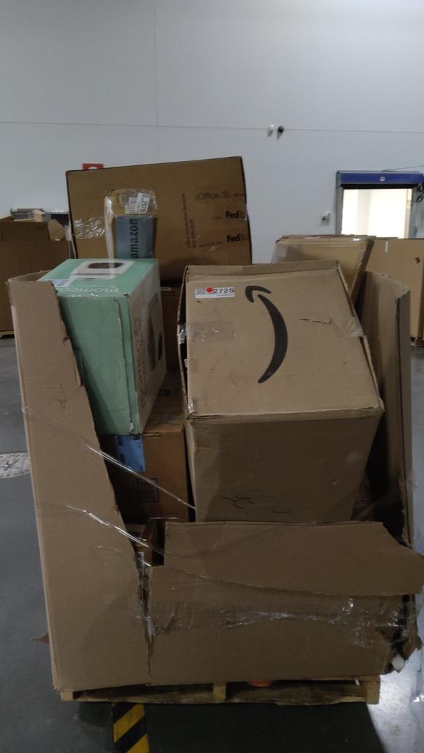 pallet of salvage items