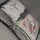 Cute Blackout Curtains 70 Inches Extra Wide Linen 84 Inch Length for Living Room/Sliding Glass Door,Pleated Heavy Duty Thermal Drapes for Winter Thick Large Window(70"Wx84"L 2 Panels Beige White)