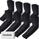 2 x GOUNOD Arm Sleeves for Men Women,Compression Sleeves to Cover Arms for Men Working,Sun Sleeves for Men UV Protection