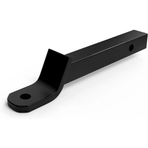 2 Inch Extended Hitch Ball Mount with 13 Inch Hitch Extension Length Provides More Clearance from Spare Tire and Tailgate