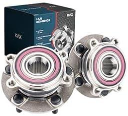 KAX 513347 Pair Front Wheel Bearing and Hub Assembly fit for 2013-2022 Mazda CX-5,for 2014-2019 Mazda 6,5 Lugs