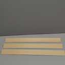 Metal Floating Frame for 24x24 Stretched Canvas with 1.5" Deep, DIY Floater Frames for Flower Floral Pop Fun Art Prints Painting, Kitchen Dining Room Accent Decor, No Glass & Back (Natural) (Natural wood-grain)