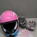 ROOZO Youth Dirt Bike Helmet DOT Certified - Full Face Motorcycle Helmet for Off-Road, ATV, Street Riding, Includes Adjustable Goggles & Protective Gloves, Large