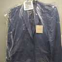 Calvin Klein Men's Slim Fit Suit Separates | Wool Jacket for Customized Sizing | Tailored Mens Suit with Notched Lapel (44, Blue Twill)