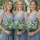 60 Pcs Mixed Artificial Eucalyptus Leaves Stems Bulk, 5Kinds Fake Greenery Silver Dollar Leaves Dried Eucalyptus Bundle with White Seeds Berry for DIY Bouquets Floral Arrangement Wedding Vase