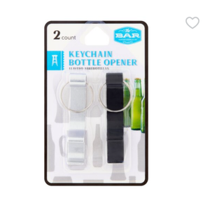 The Bar Keychain Bottle Opener, 2 count,3pcs
