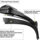 Wiper Blades for Tesla Model Y 2018-2026, All-season Automotive OEM Replacement Windshield Wiper Blade,26" + 20" Direct Fit Beam Blade Set (Driver & Passenger Side)(Pack of 2)