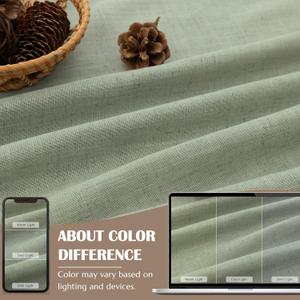 Sage Green 40"x60" Curtain 2 Pack