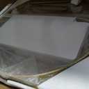 36" Round Glass Coffee Table,Gold Circle Coffee Table with Storage, 36" Diameter x 17" Height