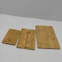 Cutting Boards for Kitchen,Wood Cutting Board Set of 3, 10x15 In, 8x12 In, 6x 9 In