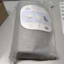 C CUSHION LAB Ergonomic Foot Rest for Under Desk - Patented Massage Ridge Design Memory Foam Foot Stool Pillow for Work, Home, Gaming, Computer, Office Chair - Footrest for Back & Hip Pain Relief (Grey)