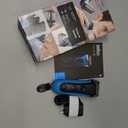 Braun Electric Series 3 Razor with Precision Trimmer, Rechargeable, Wet & Dry Foil Shaver for Men, Blue/Black, 4 Piece