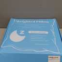 Weighted Pillow for Adults 9lbs, Deep Pressure Therapy Weighted Body Pillows for Anxiety, Sleep Support and Stress Relief, Machine Washable Cover (Medium, Firebrick Red)