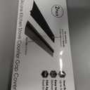 SEVCHY Silicone Stove Gap Covers (2 pack), Oven Gap Filler, Heat Resistant Stove Gap Filler, Seal Gap between Stovetop and Counter, Easy Clean (21 inch, Black)