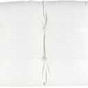 Klear Vu The Gripper Omega Non-Slip Tufted Bench Cushion for Indoor Furniture, Entryway Storage, Bay Window, Corner Nook or Piano Seat, 33 Inches, 01 Ivory