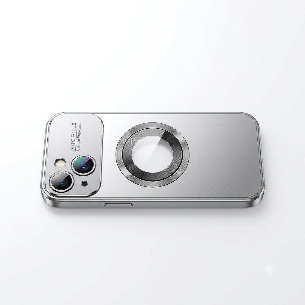 Magnetic Case for iPhone 14, Slim Frosted Case