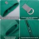 FEimaX Windproof Winter Warm Fleece Small Dog Coat, Soft Dog Fleece Jacket with Zipper for Medium, Cold Weather Sweater Apparel for Cats Boy Girl (Green)