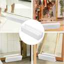 Veemoon Floor Mirror Stand: Heavy Duty Mirror Wooden Base Holder Non-slip Mirror Support for Full Length Mirror  Elegant Display for Home Bedroom Decor, White