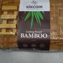 Kikcoin Extra Large Bamboo Cutting Boards, (Set of 3) Chopping Boards with Juice Groove Bamboo Wood Cutting Board Set Butcher Block for Kitchen, End Grain Serving Tray