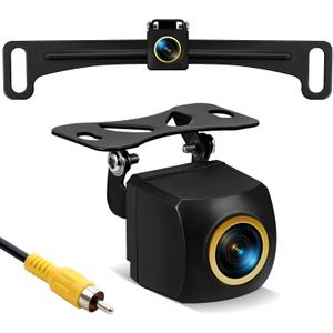 Backup Camera, License Plate Backup Camera for car,AHD 1080P Metal 170 Degree Wide Angle Rearview Reversing Camera,Reverse Rear View Camera for Car Vehicle SUV RV [HD/AHD]