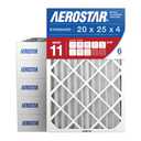 Aerostar 20x25x4 MERV 11 - 5 Count - Pleated HVAC, Furnace & Air Conditioner Filters - Removes Dust, Cold & Flu Germs, Lint, Mold, Pet Dander, Allergy-Causing Pollen, Smog & Smoke