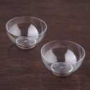 TABLECLOTHSFACTORY 60 Pcs - Clear Petite Round 4oz Disposable Plastic Dessert Bowl