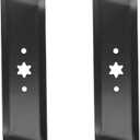 ACEBRI 38 inch mower blades for Cub Cadet for MTD for Troy-Bilt for Bolens 742-0610, 942-0610A Mower Blades, for Cub Cadet Troy-Bilt LT3800 LT1300 LT1450 LT1700 for MTD 38 inch blades, 2Pack