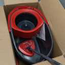 O-Cedar EasyWring Microfiber Spin Mop, Container Floor Cleaning System, Red, Gray, Standard