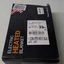 Heated Blanket Electric Blanket Full Size, Super Soft Cozy Upgraded Flannel Heating Blanket with 6 Heating Levels & 1-10 Hours Auto Off, Fast Heating & Overheat Protection, 72" x 84", Dark Gray