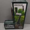 Weed Puller Tool with Long Adjustable Handle (37", 39", & 44"), Quick-Release Weed Ejector Mechanism, Lightweight Aluminum Stand-Up Heavy Duty Weed Remover, 4-Claw Head & Foot Pedal for Easy Weeding