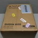 Queen Air Mattress with Built-in Pump, 18" Top Inflatable Mattress with Waterproof Flocking Fabric, Three-Minute Quick-Inflatable Bed. Portable Blow Up Mattress for Home, Outdoor and Guests (Blue)