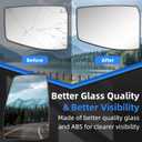 Driver Side Mirror Replacement for Ford Transit 150 250 350 2014 2015 2016 2017 2018 2019 2020 2021 2022 2023 - Left Side Mirror Glass, Rear View Mirrors Glass with Power Heated