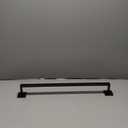 KOKOSIRI 24-Inch Single Towel Bar, Bathroom Kitchen Towel Holder, Wall Mounted SUS304 Stainless Steel Towel Rack, Matte Black, B4003BK-L24