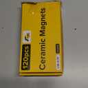 Strong Ceramic Round Magnets with Adhesive Backing (0.6x0.12/15x3mm, 62 pcs) - Heavy Duty Sticky Magnets, Non-Corrosive, Versatile for Home, Office, Workshop, Whiteboard, Fridge and Hobby Use