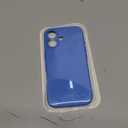 Compatible with iPhone 16 Case, Liquid Silicone Upgrade [Camera Protection] [Soft Anti-Scratch Microfiber Lining] Shockproof Phone Case (Blue)